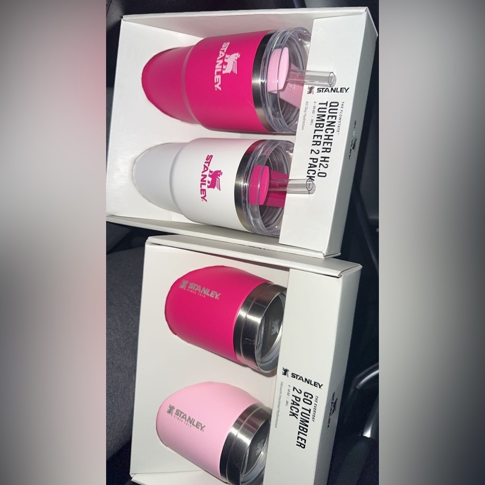 COPY - COPY - Two sets of pink Stanley’s